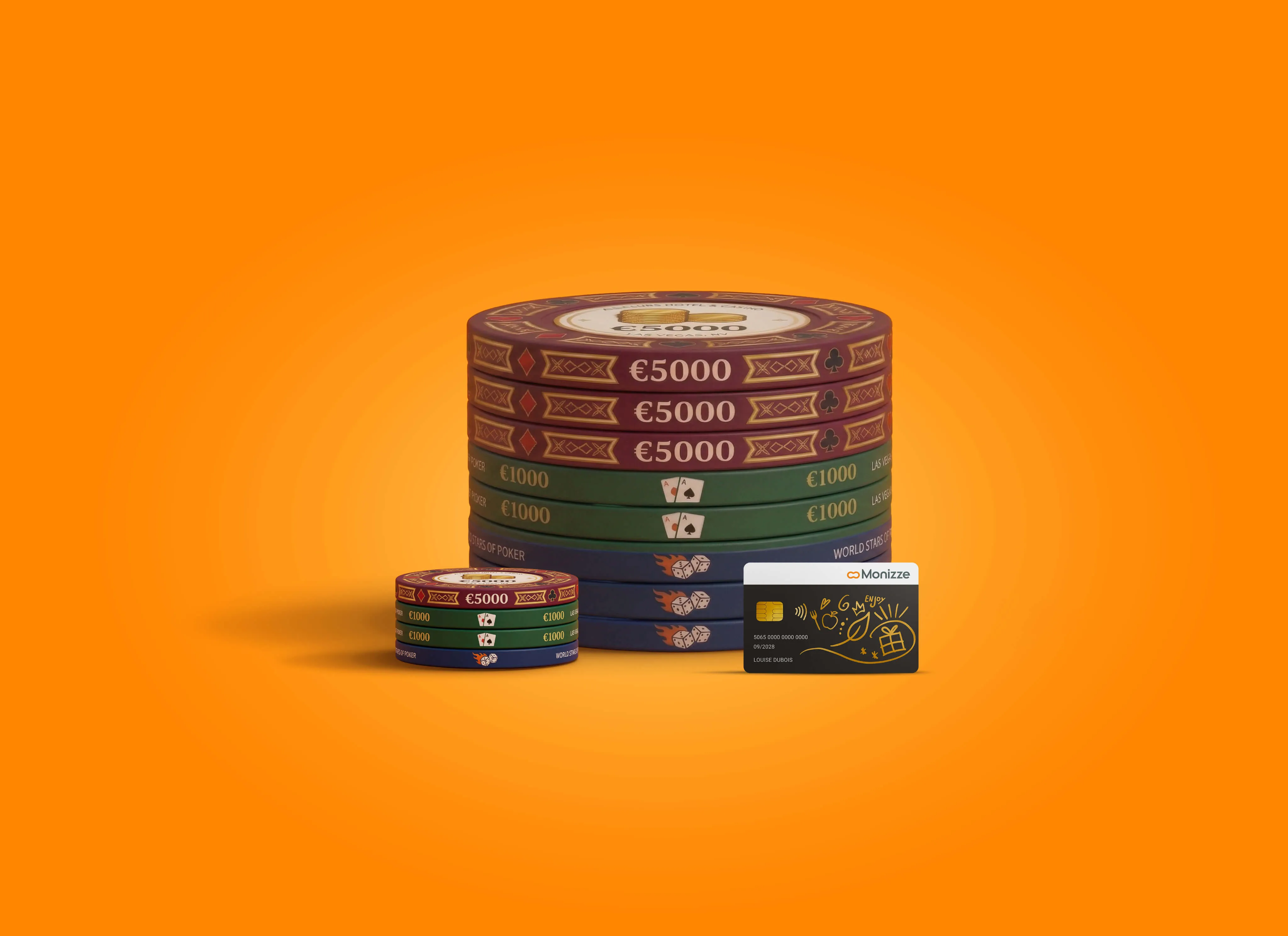 Collègues riant lors d'un dîner au restaurant