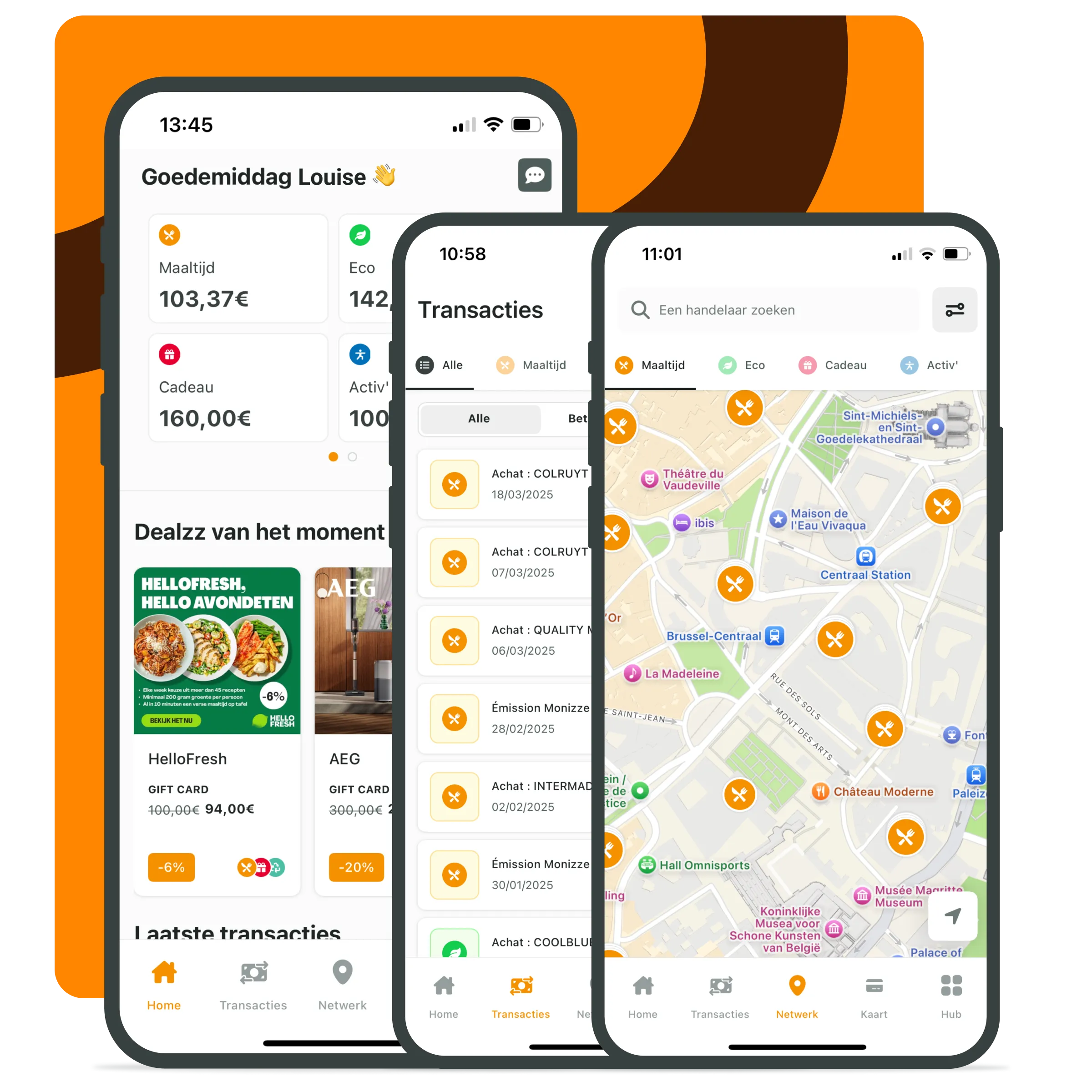 Monizze mobiele app
