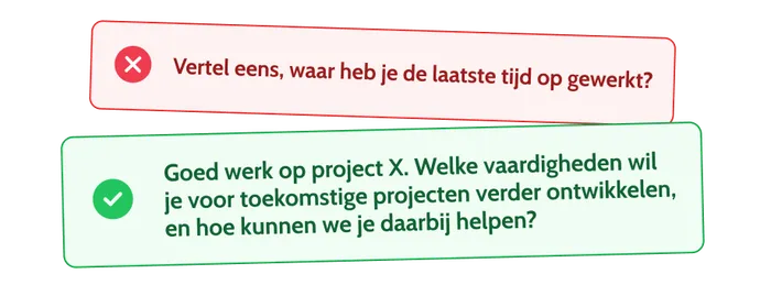 De Do’s en Dont’s bij evaluatiegesprekken