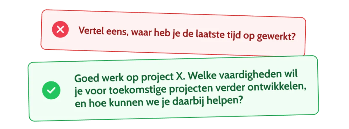 De Do’s en Dont’s bij evaluatiegesprekken