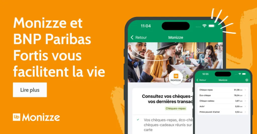 Consultez le solde de vos chèques aussi dans votre app BNP Paribas Fortis
