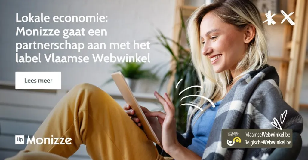 Lokale economie: Monizze gaat een partnerschap aan met het label Vlaamse Webwinkel