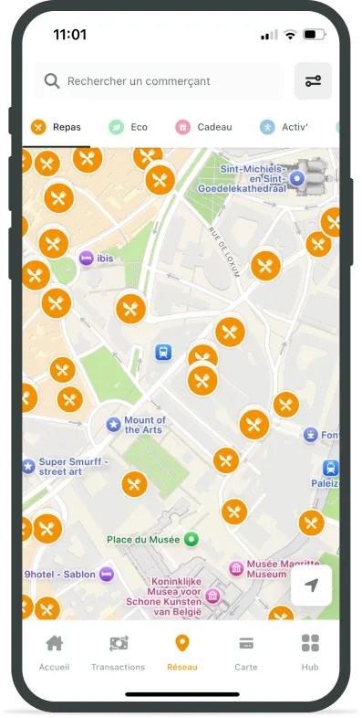 Trouvez vos commerçants